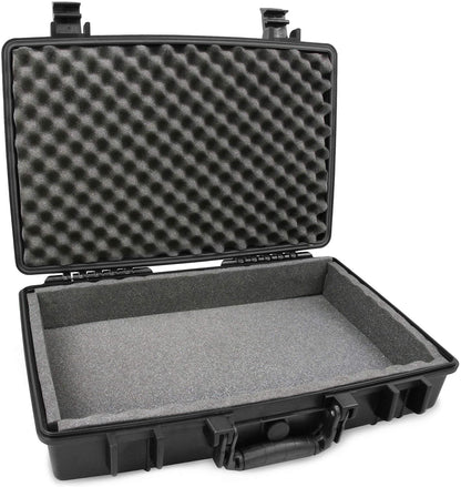 Waterproof 15.6 inch Laptop Hard Case - Crushproof Laptop Case Compatible with HP Pavillion 360, Envy x360, Stream 14, Chromebook 14 & More