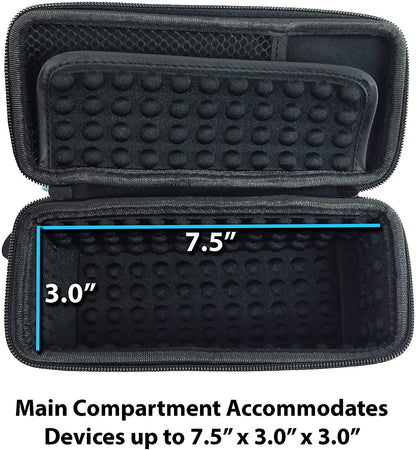 Hard Shell EVA Travel Case Compatible with Pictionary Air Game and Toy Air Pen & 4 Card Decks with Padded Divider & Wrist Strap