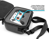 CASEMATIX Hard Shell Travel Case for Google Stadia Controller and Accessories, Includes Custom Impact Absorbing Foam and Shoulder Strap