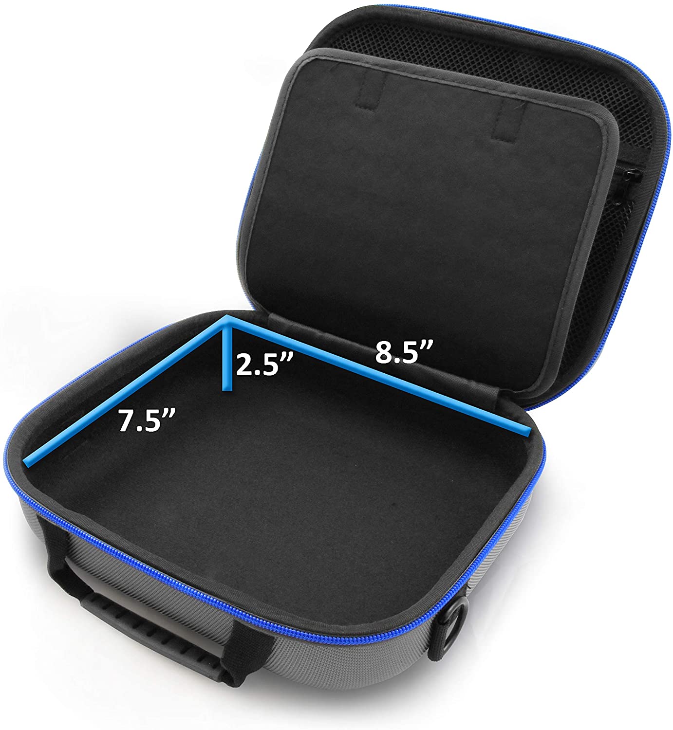 Travel Case Compatible with Zoom H8 Handy Recorder - Hard Shell Carrier for Audio Recorder and Accessories with Adjustable Shoulder Strap