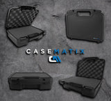 CASEMATIX Recorder Hard Case Compatible with Tascam DP-008EX, DP-006 Digital Pocket Studio Multi Track Recorders, Adapter, Cables & Charger
