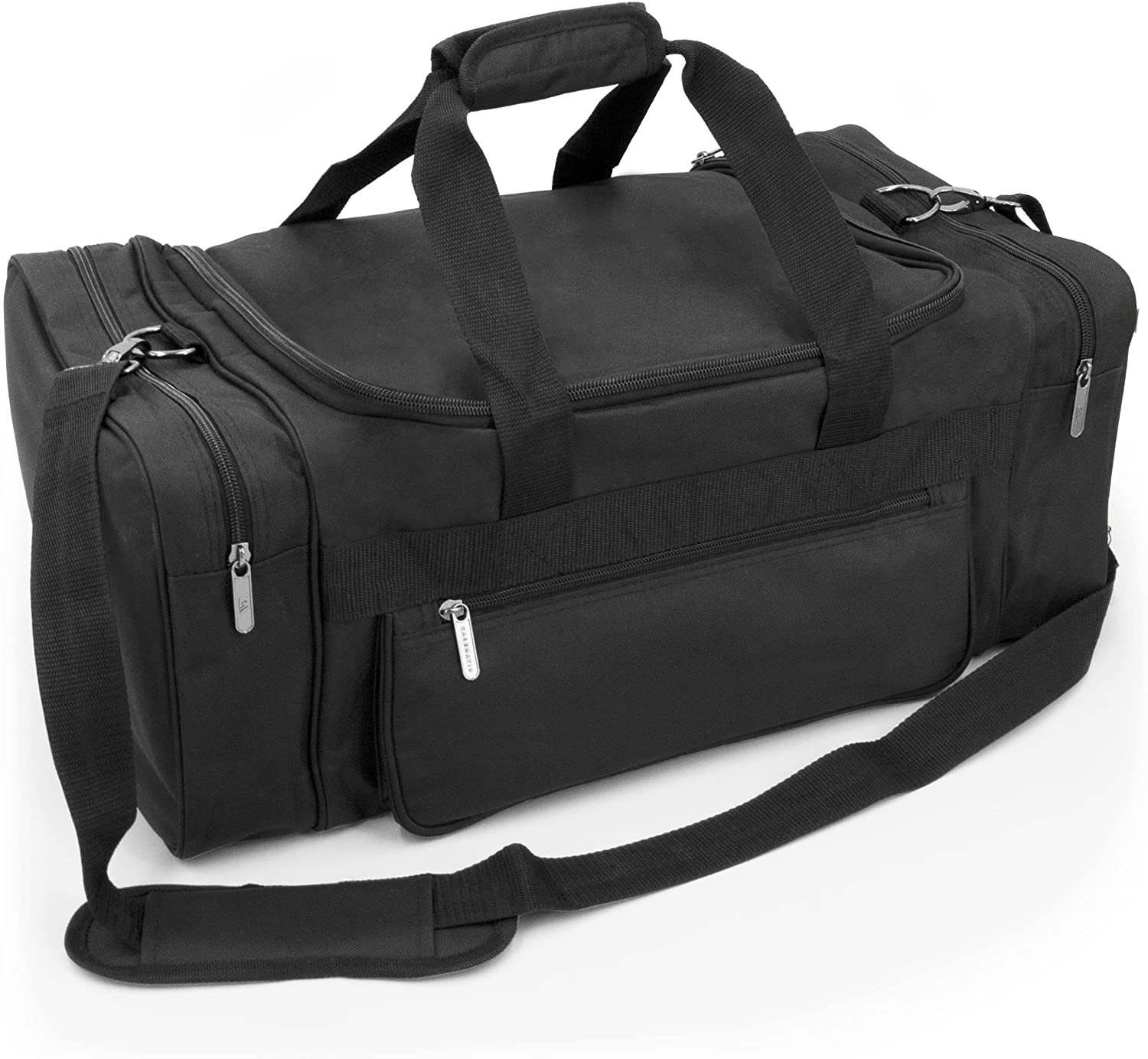 Bokimola Large Cable File Bag - 600D POLYESTER, Removable Padded Bottom and Dividers. Travel Gig Bag for Professional DJ Gear, Equipment, Musical
