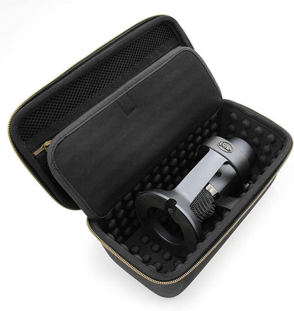 Hard Case Compatible with Blue Yeti Nano Microphone and other USB Recording Microphones & Accessories - Includes Streaming Mic Case Only