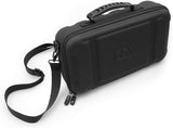 CASEMATIX Two Wireless Microphone Case Compatible with Wireless Mic System Handheld Microphones Sennhesier, Shure and More with Shoulder Strap