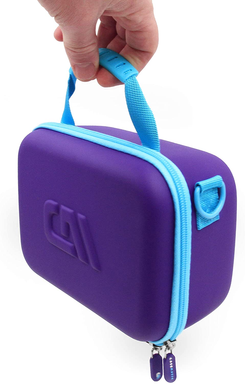 Nail Polish Organizer Case with 20 Nail Polish Holder Foam Slots - Includes Nail Polish Case with Padded Foam and Shoulder Carry Strap Only