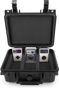 CASEMATIX Graded Coin Case Compatible with 40+ PCGS or NGC Coin Slabs , Waterproof Coin Storage Box with Customizable Foam Will Fit Most Coin Holders