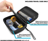 CASEMATIX Asthma Inhaler Travel Case - Hard Shell Protective Asthma Case, Inhaler Carrying Case, Inhaler Spacer Case Only