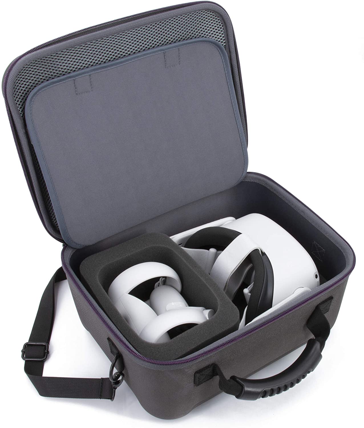 CASEMATIX Hard Shell Travel Case Compatible with Oculus CASEMATIX Hard Shell Travel Case Compatible with Oculus