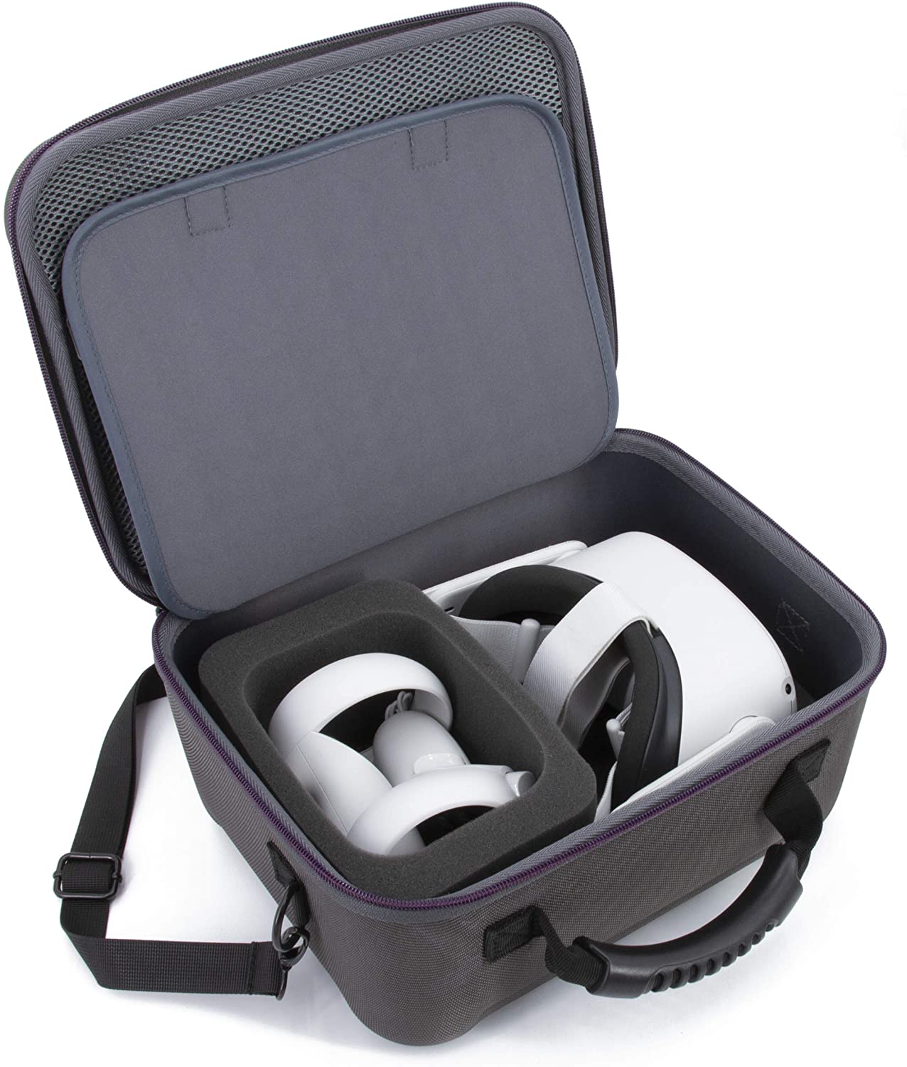 CASEMATIX Hard Shell Travel Case Compatible with Oculus Quest 2