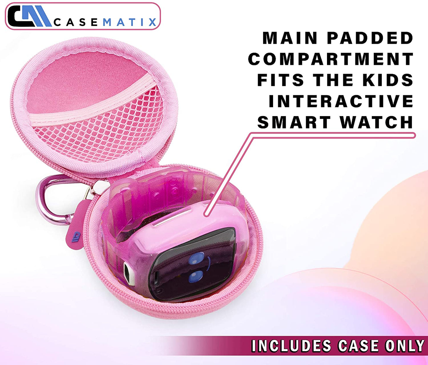 Smartwatch Travel Case Compatible with Little Tikes Tobi Robot Smartwatch - Hard Case Compatible with Tobi Watch