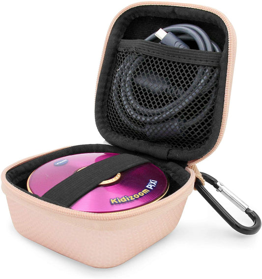 Rose Gold Kids Camera Toy Case Compatible with VTech Kidizoom PiXi Flip Selfie Toy Camera for Children, Includes Case Only