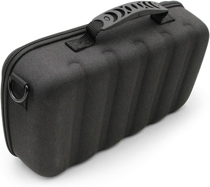 Two Wireless Microphone Case Compatible with Wireless Mic System Handheld Microphones Sennhesier, Shure and More with Shoulder Strap