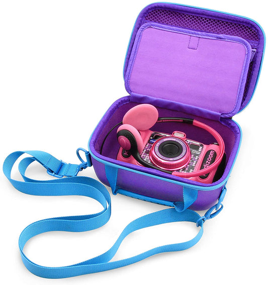 Kids Camera Case Compatible with Kidizoom Duo 5.0 Deluxe Digital Camera and Kids Headphones – Includes Case Only Fits Kids Camera for Girls or Boys