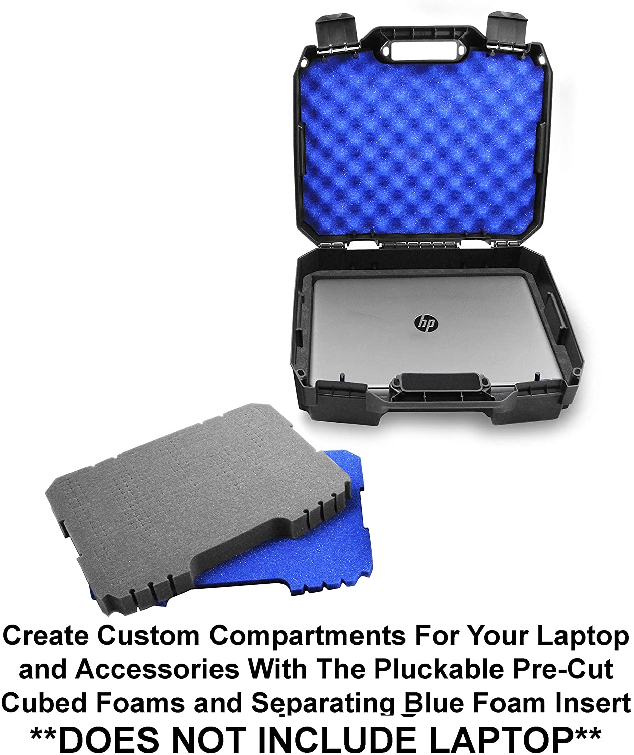 CASEMATIX Laptop Hard Case for 15.6" Laptops with Customizable