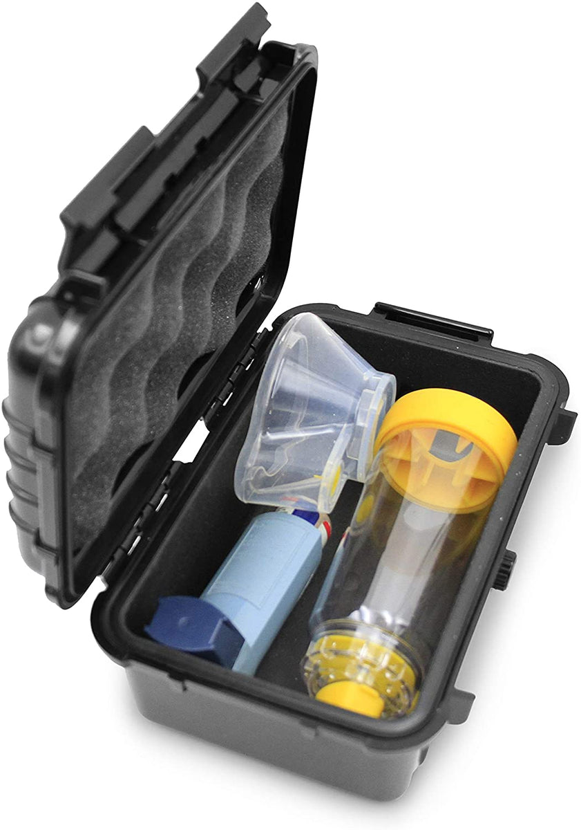 CASEMATIX Asthma Inhaler Case fits Inhaler Spacer , Inhaler Asthma and Mask with Airtight Seal