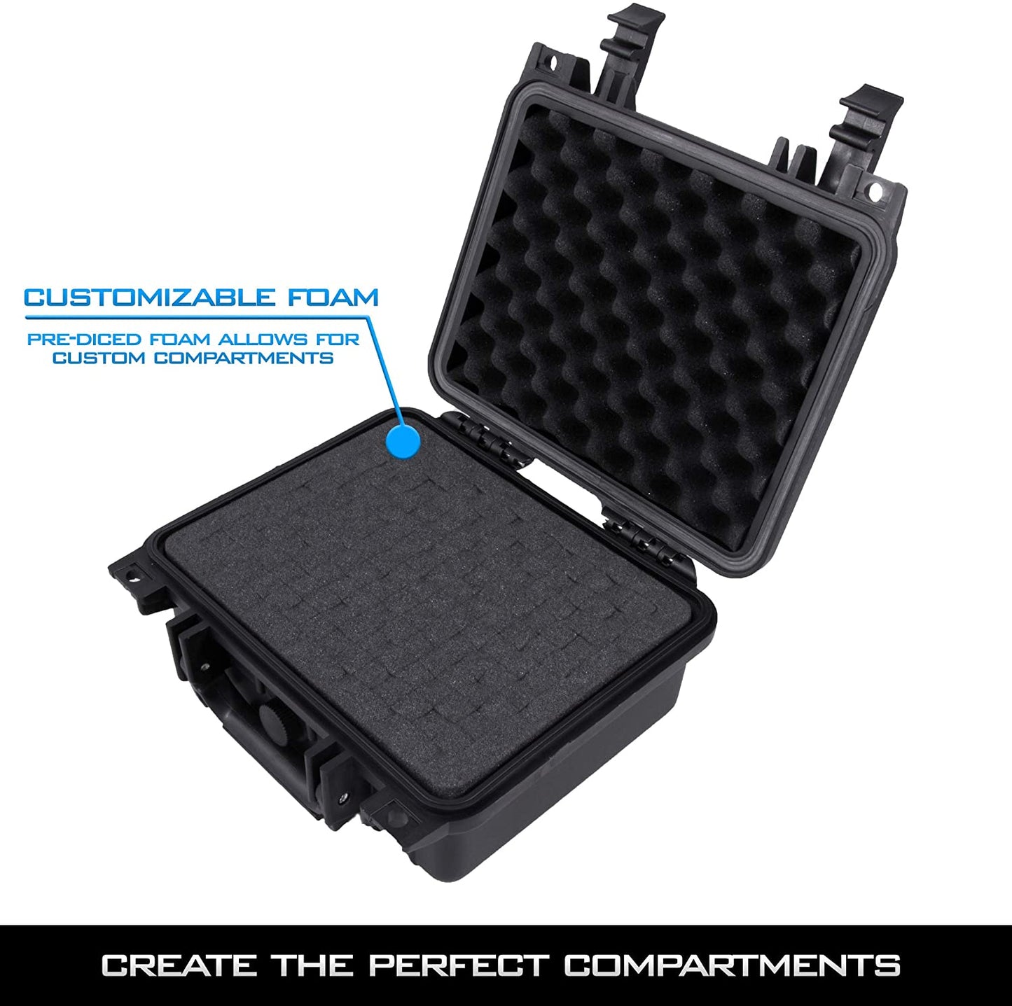 Travel Case Compatible with Elgato Wave 1 & Elgato Wave 3 USB Microphone and Accessories - Hard Shell Waterproof Condenser Microphone and PC Microphone Travel Case for Streaming Microphone