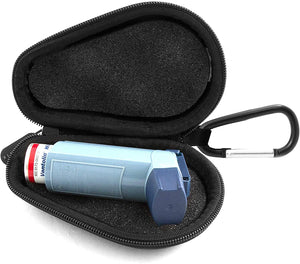CASEMATIX Asthma Inhaler Medicine Travel Case to Protect Portable Inhalers from Dust and Dirt, Does Not Include Inhaler