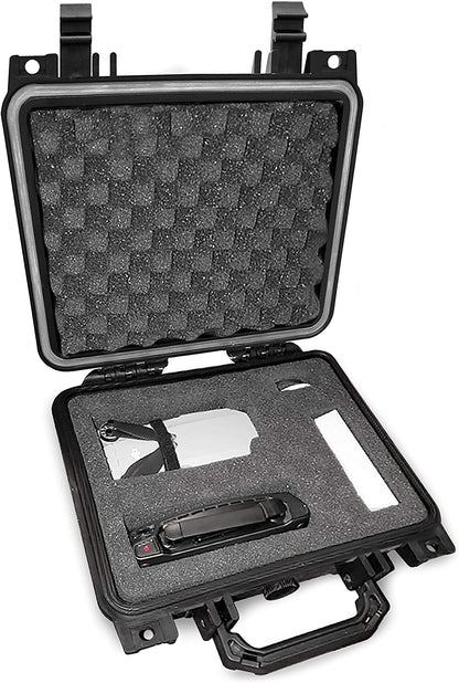 Waterproof Case Compatible with DJI Mavic Mini Ultralight Drone and Accessories, Customizable Foam Interior with Airtight Travel Shell