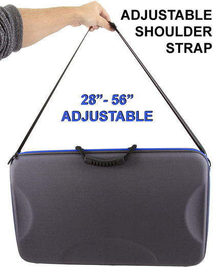 Studio Mixer Case Compatible with Rode RODECaster Pro Podcast Production Studio, Podcasting Microphone and Accessories with Carry Strap