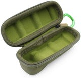 Casematix Forest Green Travel Case Fits Asthma Inhaler, Includes Case Only