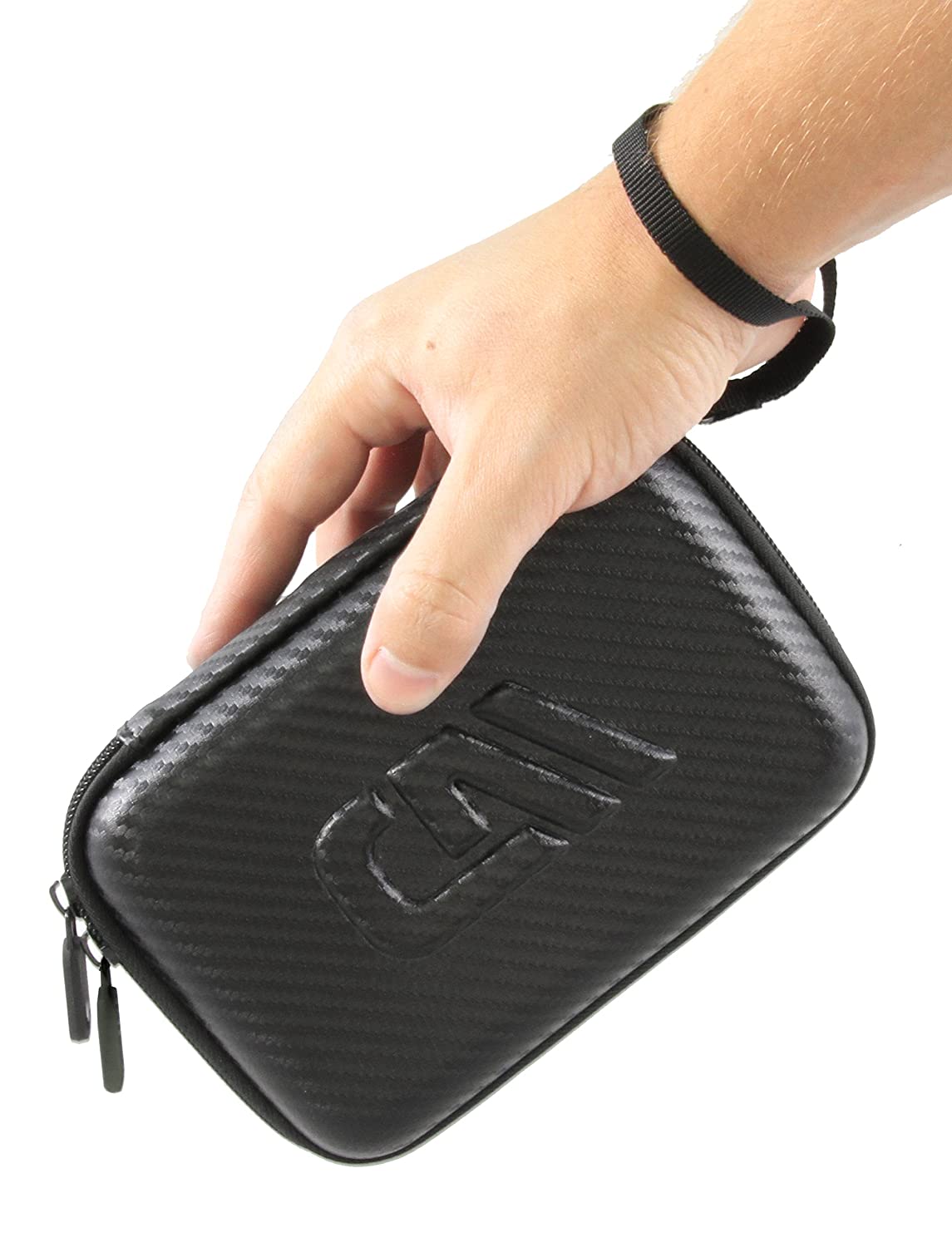 Trimmer Case compatible with Babyliss Pro Clippers & Cordless Accessories - Hard Shell Travel Case with Padded Divider, Wrist Strap Included