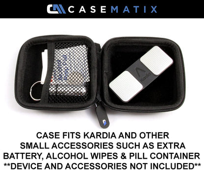 Heart Monitor Travel Case Fits Kardia Mobile, SnapECG Portable EKG Monitor and More - Case Only