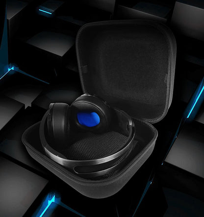 Gaming Headset Case Compatible with PS5 Pulse 3D Wireless Headset, Platinum Wireless Playstation Headset for PS4, Dongle, Cables and More