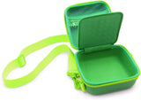 CASEMATIX Video Camera Travel Case Compatible with Little Tikes Tobi 2 Director's Camera, Tripod and Charging Cable - Camera Case, Green Case Only