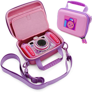 CASEMATIX Camera Case Compatible with VTech KidiZoom - Travel Case with Strap Compatible with VTech KidiZoom Duo Selfie Cam, Pix, Twist Connect & More