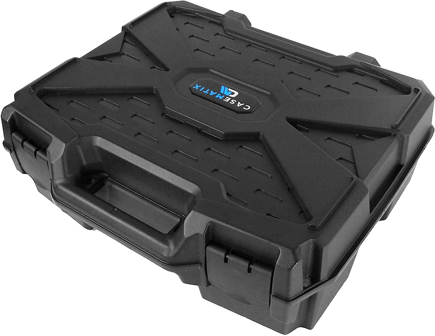 DJ Drumpad Storage Case Compatible with Akai FIRE/MPK Mini/MPC ONE Controllers - Hard Shell Protection with Customizable Diced Foam - Made in USA