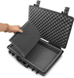 CASEMATIX Waterproof Wireless Microphone System Case Fits Sennheiser, Shure, Audio-Technica, Nady, VocoPro, AKG Receiver, Body Transmitter and More