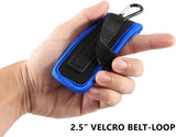 CASEMATIX Harmonica Case Compatible with Hohner Harmonica, Lee Oskar Harmonica, Marine Band Harmonica, Swan Harmonica or More in Neoprene Harmonica Holder with Belt Loop