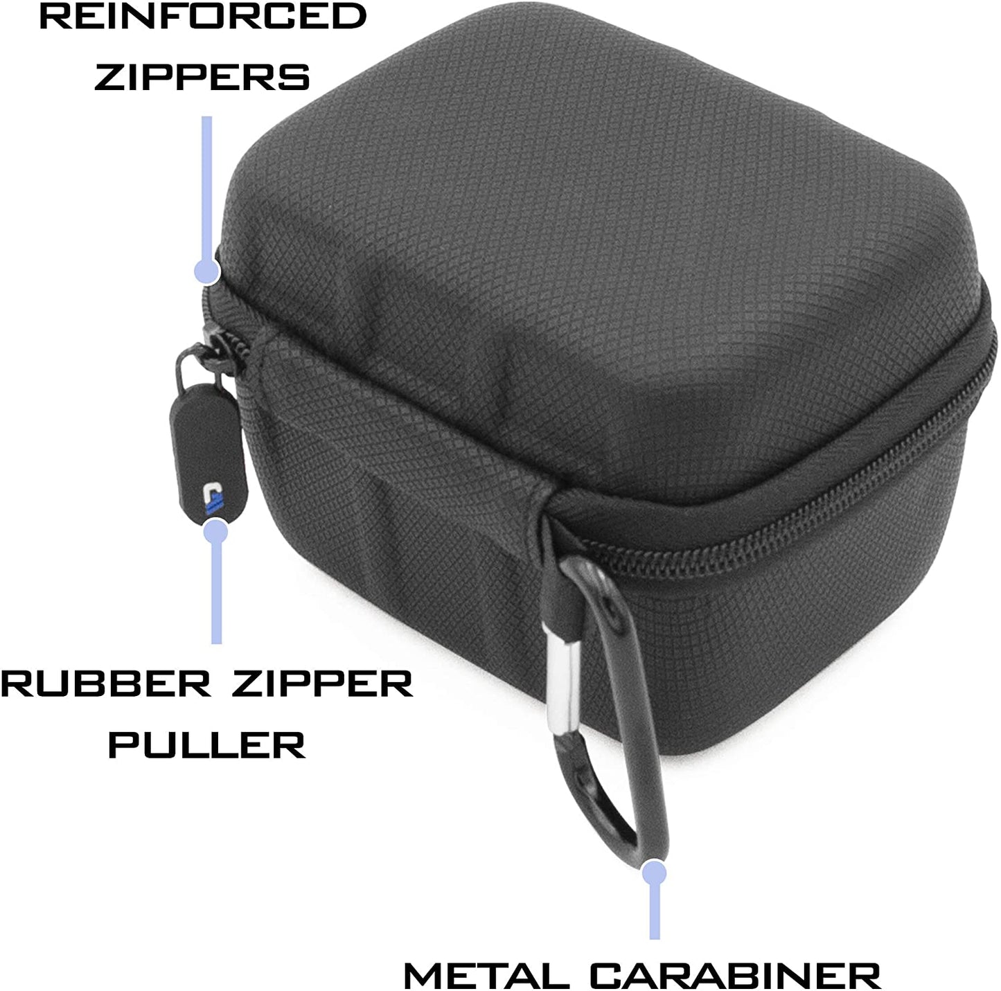 CASEMATIX CO2 Cartridges Travel Case 12g Case Fits 8 16 12 Gram CO2 Cartridge Refills for Crosman, Umarex, Daisy, Leland and More Air Rifles & Pistols