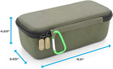 CASEMATIX Carry Case Compatible with Bose Soundlink Flex Bluetooth Speaker and Charge Cable, Includes Clip On Carabiner and Rugged Exterior