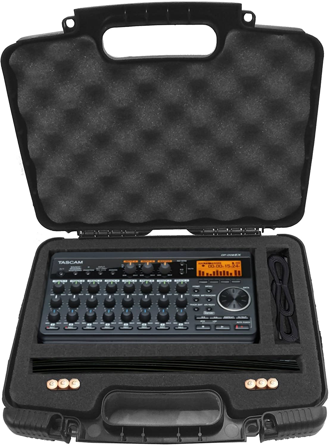 CASEMATIX Recorder Hard Case Compatible with Tascam DP-008EX, DP 
