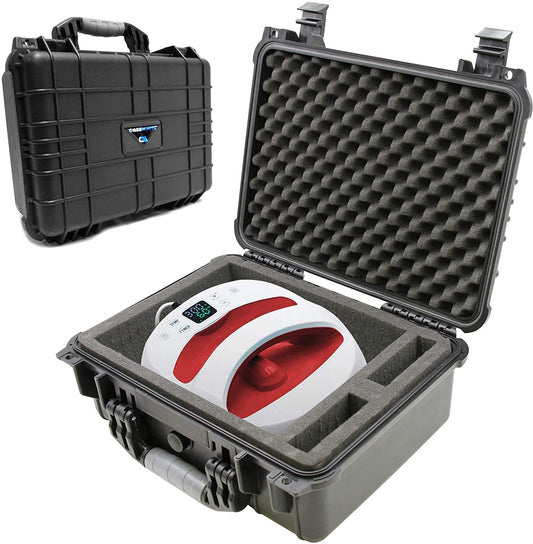 Travel Case for Portable T-Shirt Press Machine - Customizable Interior Compatible with Cricut Easy Press 2 or VEVOR Heat Press - Case Only