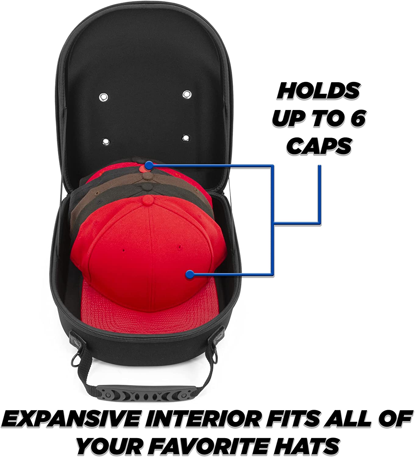Hard Hat Case Dustproof 6 Caps Storage Bag Baseball Caps Carrier Case Hat  Travel Case for Home Travel Trip Household Camping - AliExpress