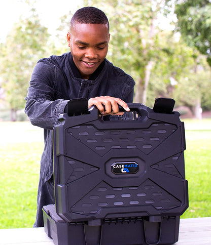 Xbox One X Travel Case - Hard Shell Carrying Case with Custom Foam for Console, Controller & Accessories