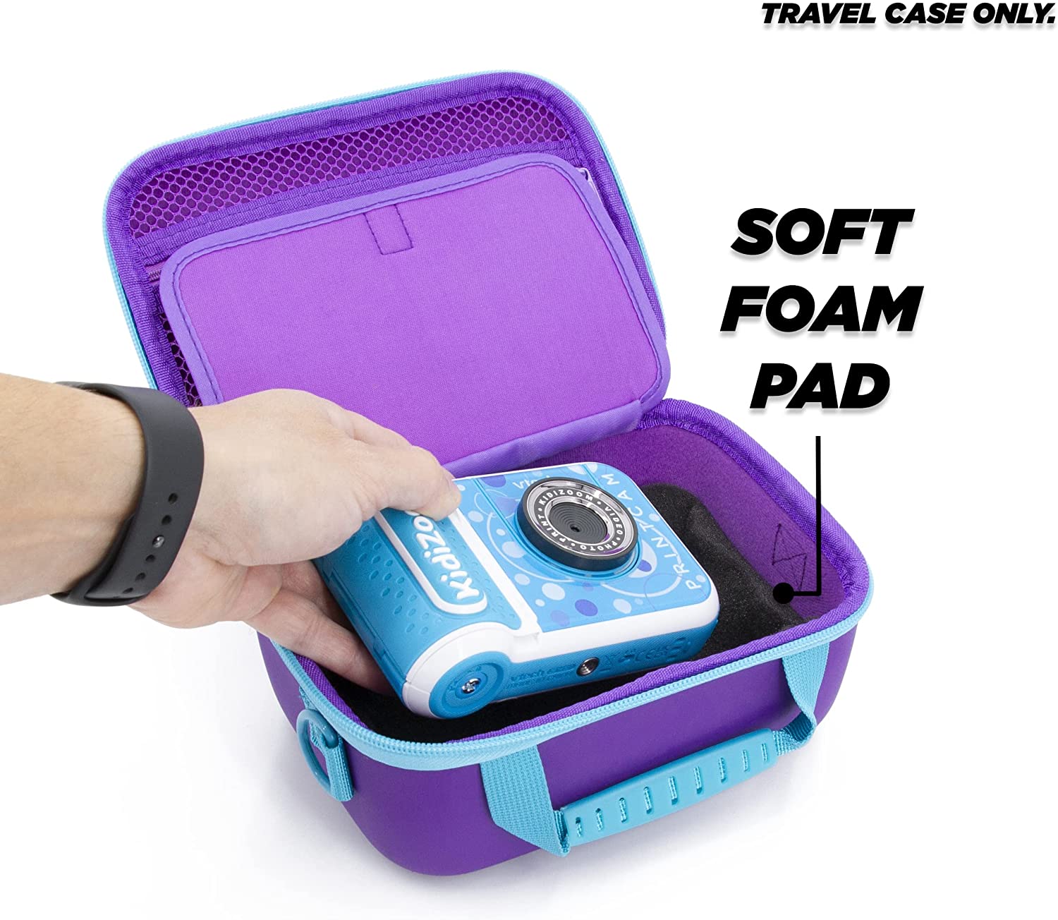 Casematix Blue Toy Camera Case for Vtech Kidizoom Camera Pix, Twist  Connect, Duo Selfie and More Includes Case Only 
