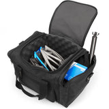 CASEMATIX Helmet Bag Fits Up to Two Roadbike Helmets, Cycling Gloves, Spare Tubes, Bike Pumps and Other Bicycle Accessories in Impact Absorbing Foam