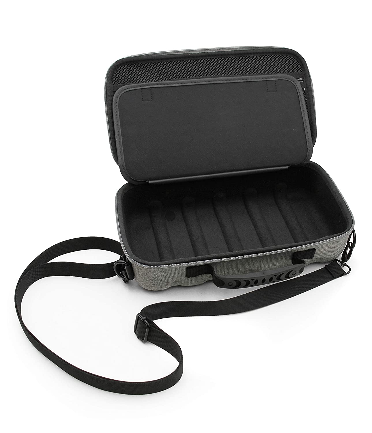 Hair Clipper Case Holds Three Electric Clippers, Hair Buzzers, Trimmers, T-finishers - Case For Barbers, Stylist and Hair Accessories