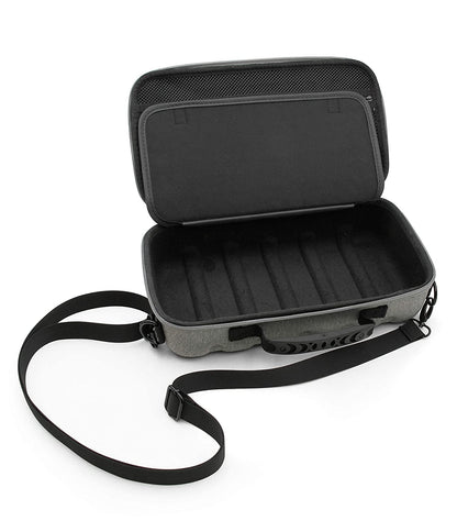 Hair Clipper Case Holds Three Electric Clippers, Hair Buzzers, Trimmers, T-finishers - Case For Barbers, Stylist and Hair Accessories