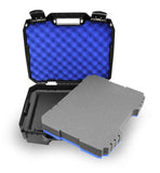 CASEMATIX Travel Case Compatible with PlayStation 4 Slim 1TB Console and Accessories such as Controllers, Wireless Move Motion, Games and Cables