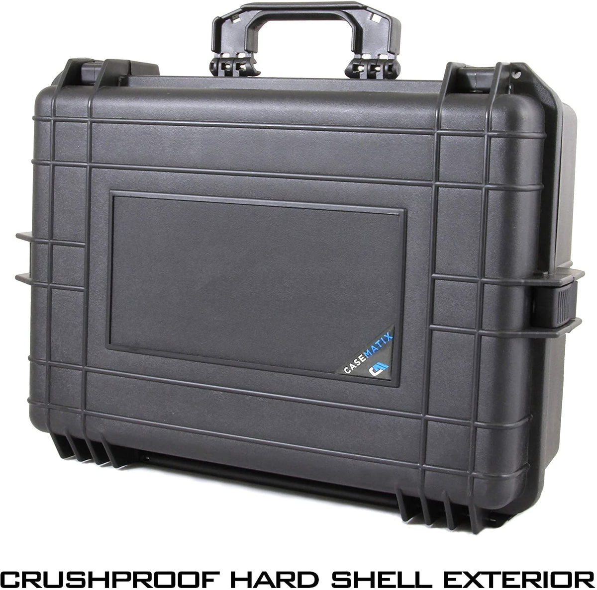 CASEMATIX 23" Customizable 7 Pistol Multiple Pistol Case - Waterproof ...