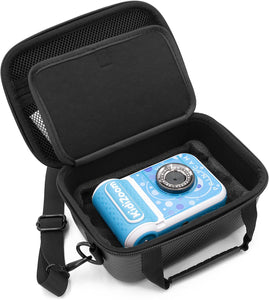 CASEMATIX Toy Camera Travel Case Compatible with KidiZoom PrintCam, Paper Refills and Charger with Adjustable Shoulder Strap and Shock-Absorbing Foam