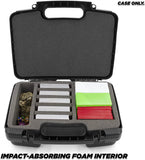 CASEMATIX Trading Card Case and Card Game Organizer for 960 Cards - Hard Shell Card Case Holder for Trading Cards with 8 Dividers, Accessory Storage