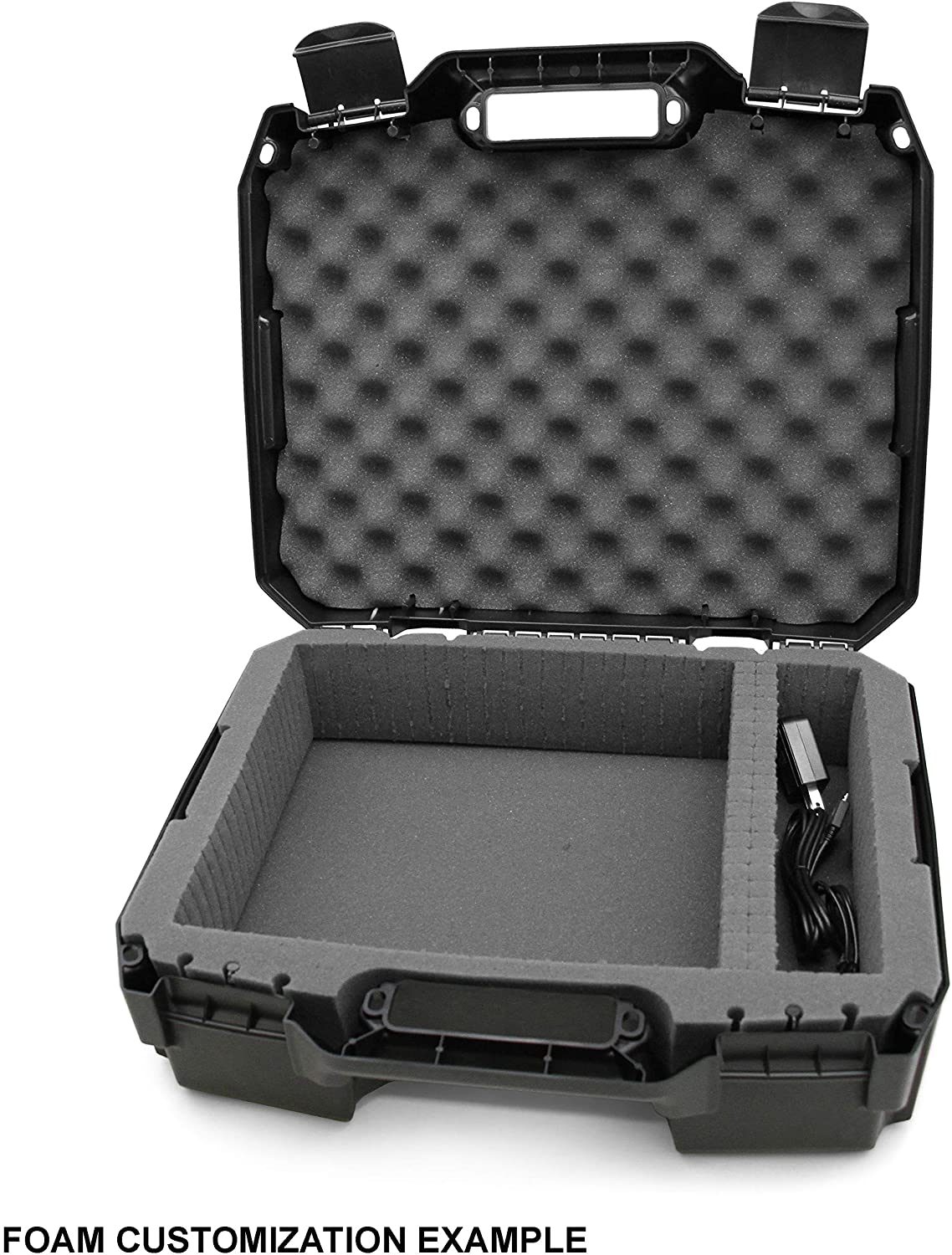 Casematix Audio Mixer Case and DJ Cable File Bag - 8 Slots with 4 Padded Pockets for Wireless Mic Systems, Podcasting Equipment and More, Men's, Size