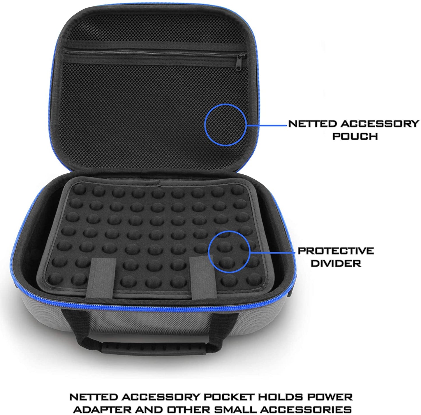 Travel Case Compatible with Zoom H8 Handy Recorder - Hard Shell Carrier for Audio Recorder and Accessories with Adjustable Shoulder Strap