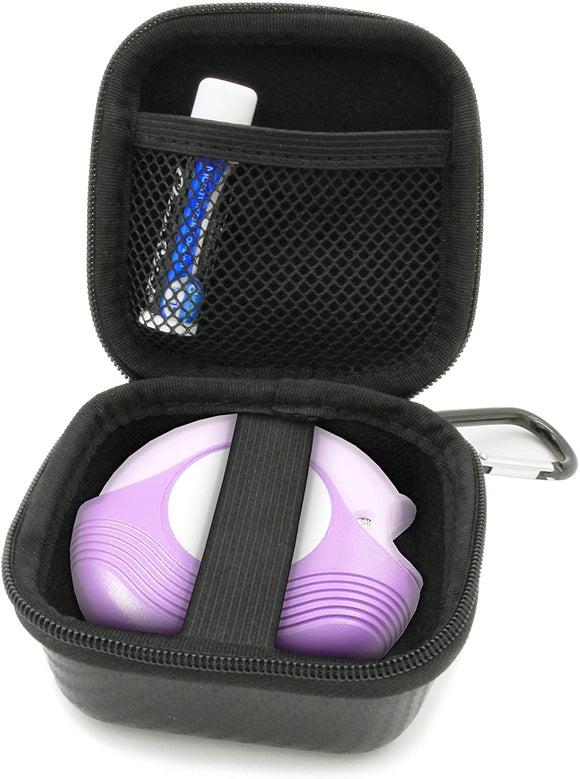 CASEMATIX Clip On Diskus Asthma Inhaler Medicine Travel Case for Children and Adults to Protect Advair, Flovent and Serevent Dry Powder Medication