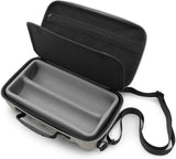 CASEMATIX Dual Wireless Microphone Case for Wireless Mic System Compatible with Sennhesier, Shure Microphones and More, Dual Mic Bag with Strap